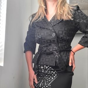 Black Short jacket with belt